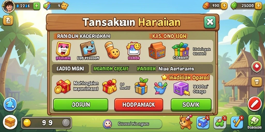 Tampilan antarmuka yang menarik dan modern.