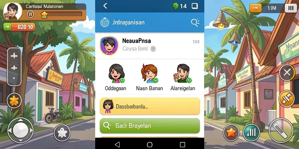 Tampilan awal aplikasi GADUNSLOT yang memukau.