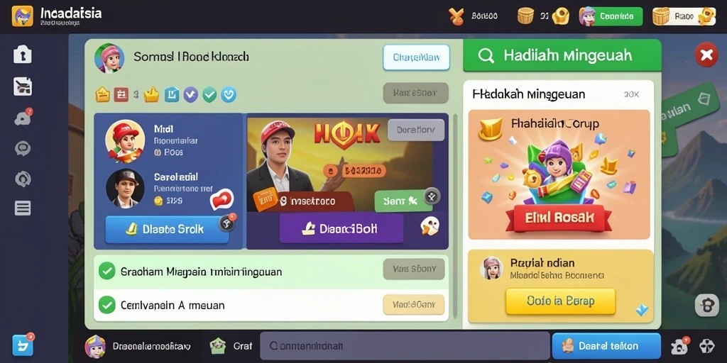 Tampilan antarmuka yang bersih dan menarik.