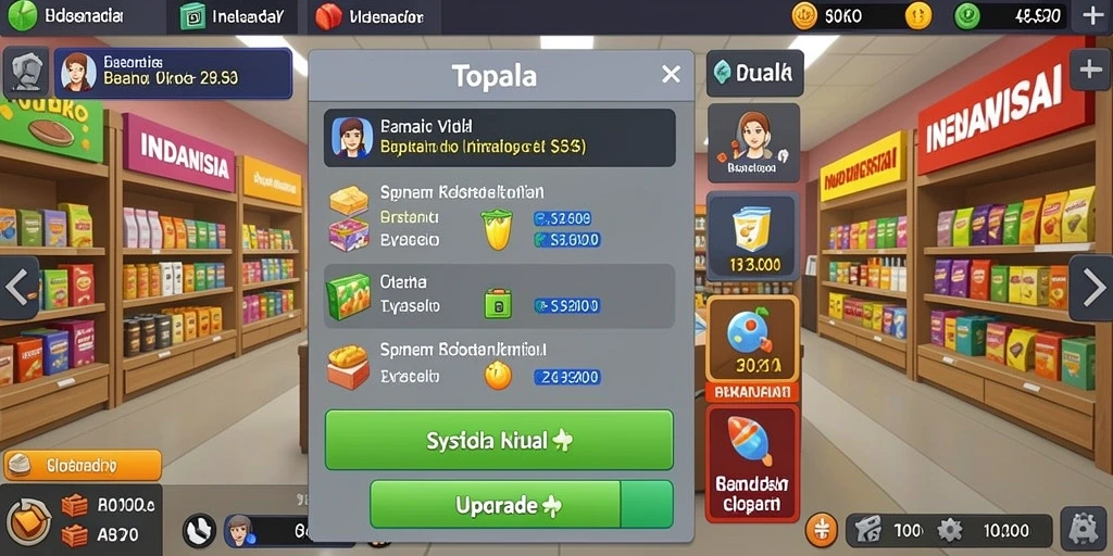 Tampilan menarik dari menu utama aplikasi INDOWIN168.