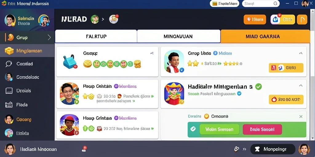 Tampilan antarmuka yang intuitif dan menarik.