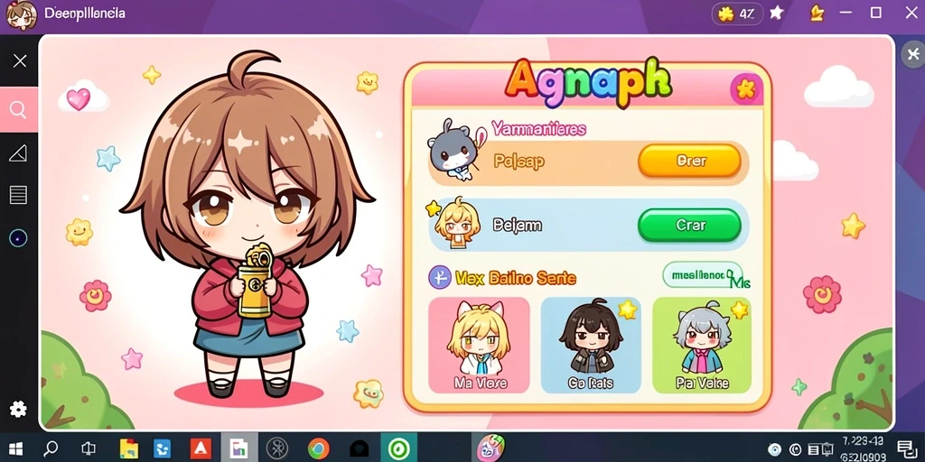 Tampilan grafis yang menawan dan penuh warna.