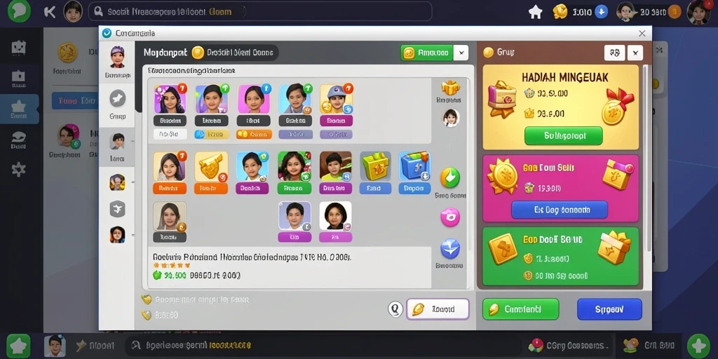 Screenshot menunjukkan tampilan antarmuka yang menarik.