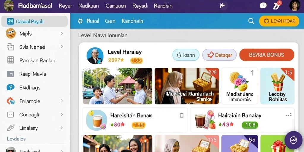 Tampilan antarmuka yang menarik dan mudah dinavigasi.