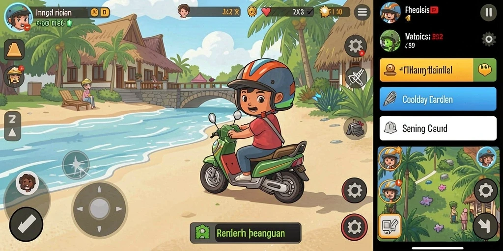 Tampilan antarmuka yang menarik dan mudah dinavigasi.