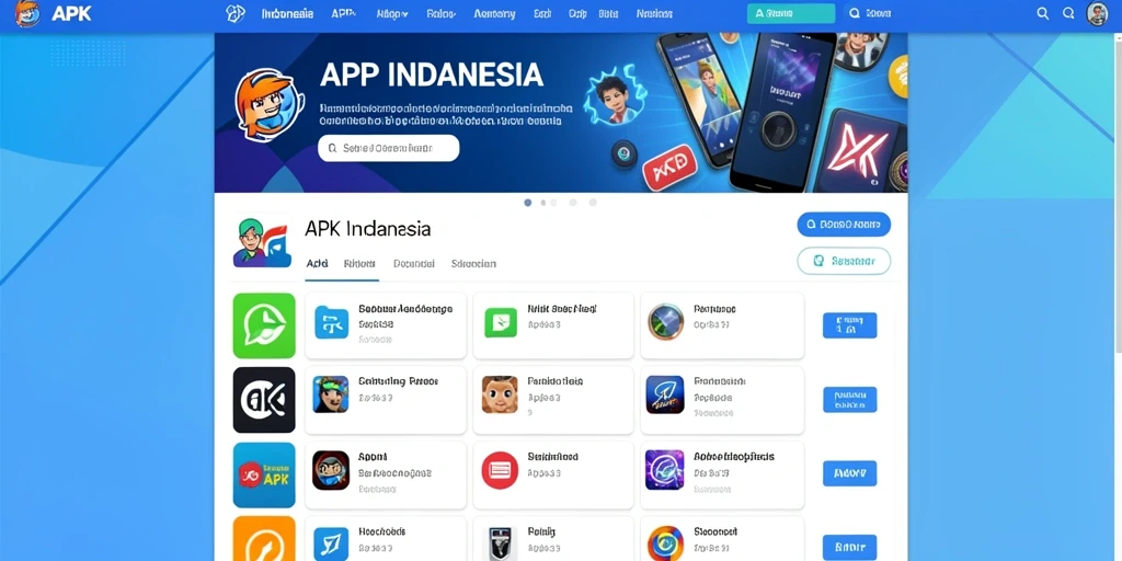 Tampilan menu utama yang user-friendly dan intuitif.